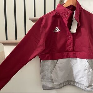 adidas Women's Team Issue 1/4 Snap Training Jacket